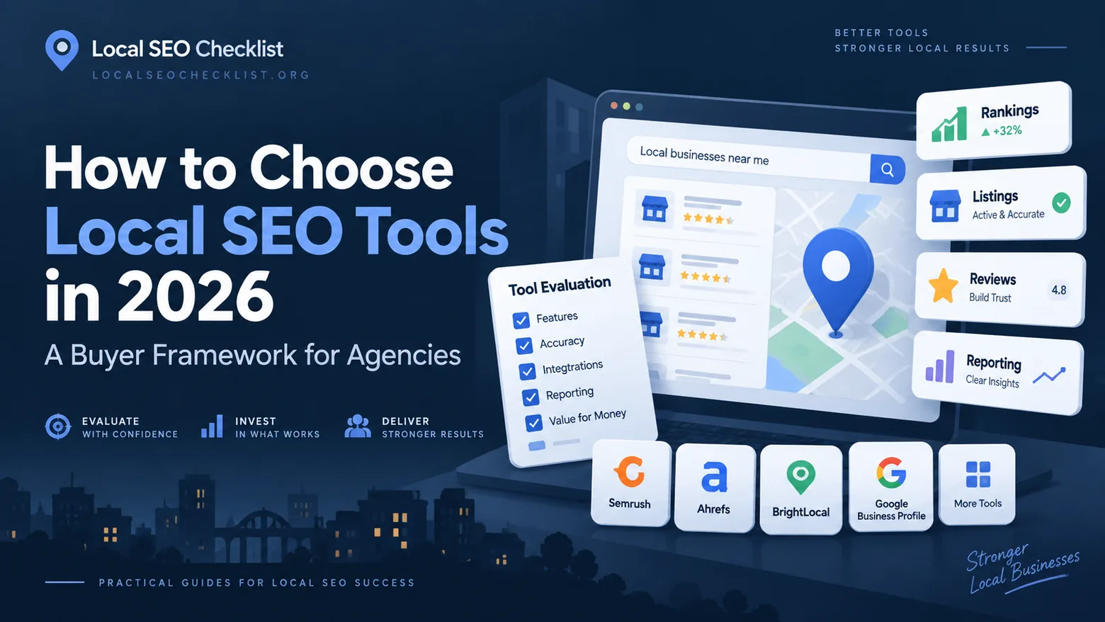 How to choose local SEO tools in 2026, a buyer framework for agencies