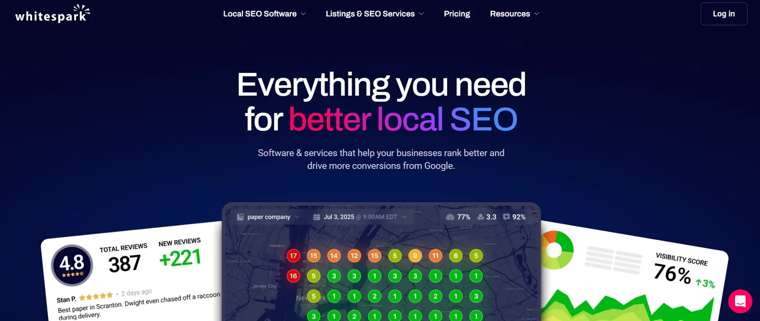 Whitespark homepage